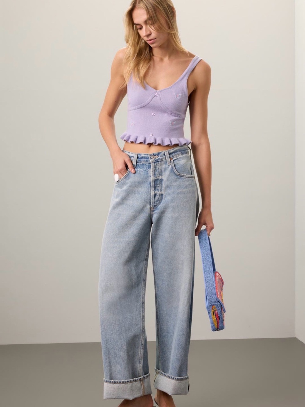 Louna Ruffle Knit Tank - Picture 4 of 5
